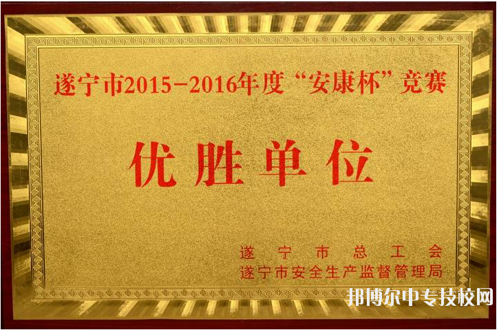 遂寧市職業(yè)技術學校榮譽獲獎項