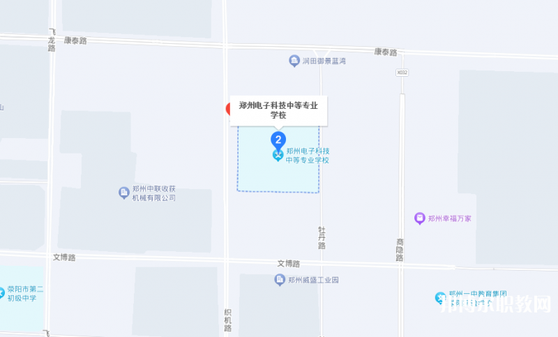 中牟電子科技中等專業(yè)學校地址，乘車路線