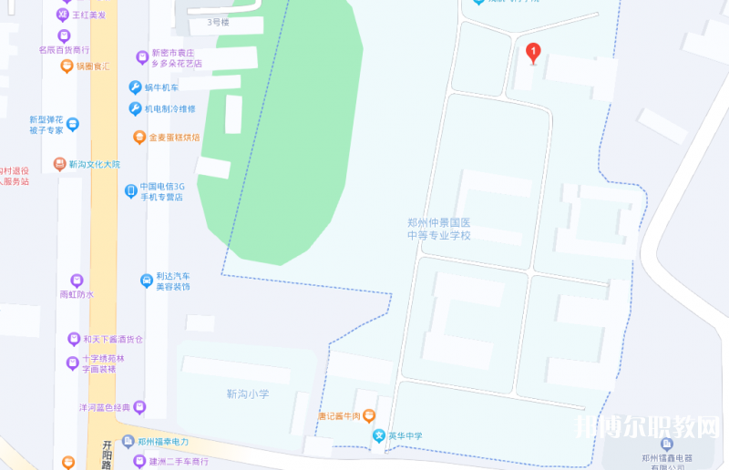 鄭州仲景國(guó)醫(yī)中等專業(yè)學(xué)校地址，乘車路線