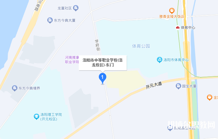 洛陽市中等職業(yè)學(xué)校洛龍校區(qū)地址，乘車路線