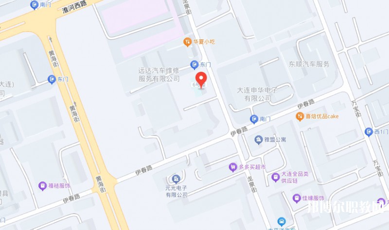 大連市蘭克藝術(shù)中等職業(yè)學(xué)校地址，乘車路線