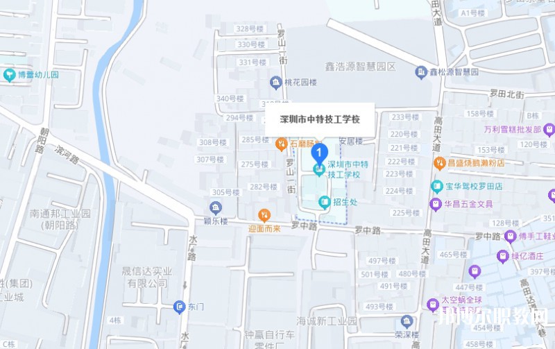 深圳市中特技工學(xué)校地址，乘車路線